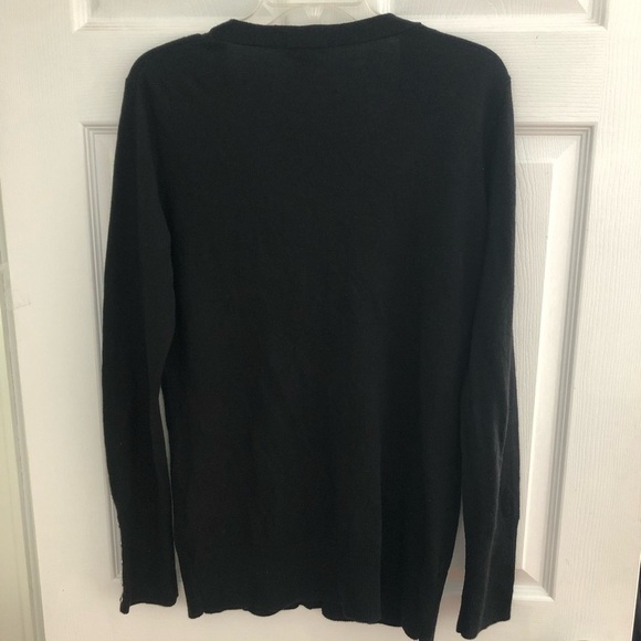 Cashmere Cotton Blend  button-up v-neck cardigan - Alfred Sung pure - Picture 9 of 12